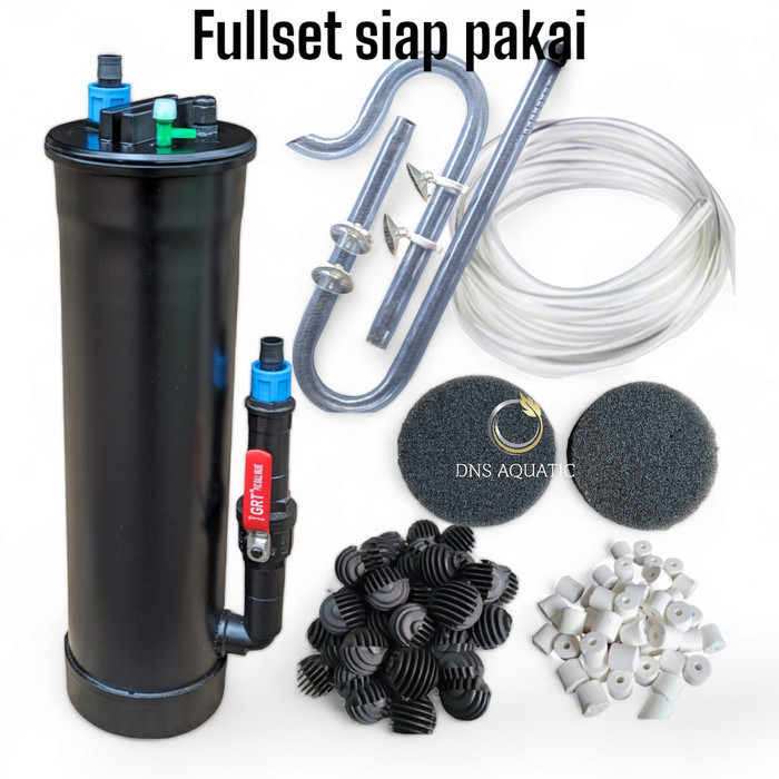 DISKON filter canister diy sp1200 fullset tinggal colok filter aquarium