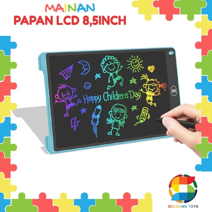 

PRODUK TERBATAS PAPAN TULIS ANAK LCD MENULIS MENGGAMBAR/LCD WRITING TABLET RAINBOW 8,5 KODE 796