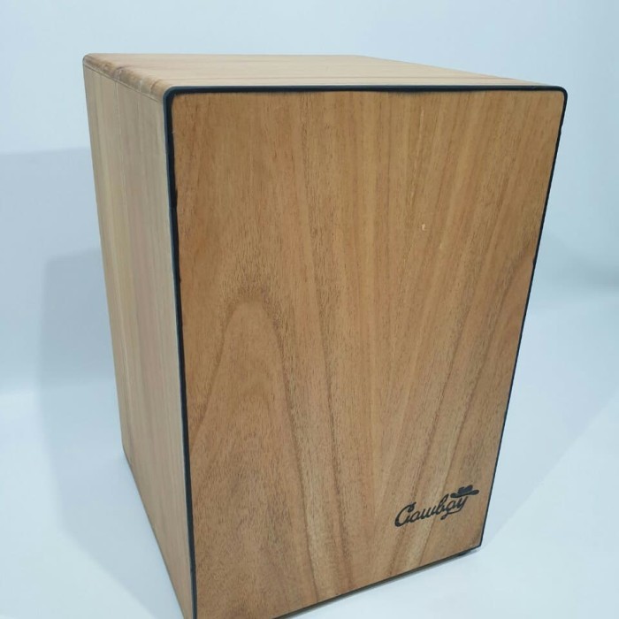 Cajon Cahon Kahun Drum Portable Merk Cowboy Model Kotak Bonus Tas