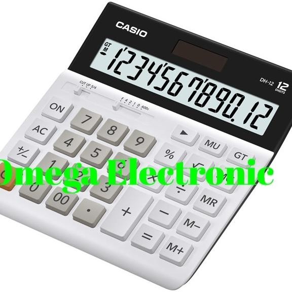 

Casio DH 12 - Calculator Desktop Kalkulator Meja Kantor Office DH-12 DS99