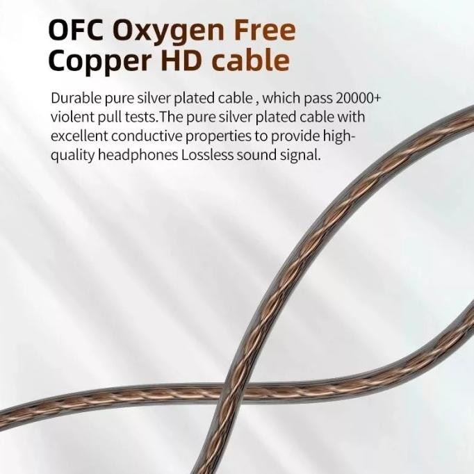 CCA FLA with Mic In Ear Monitor Earphone Dynamic Driver HIFI Bass