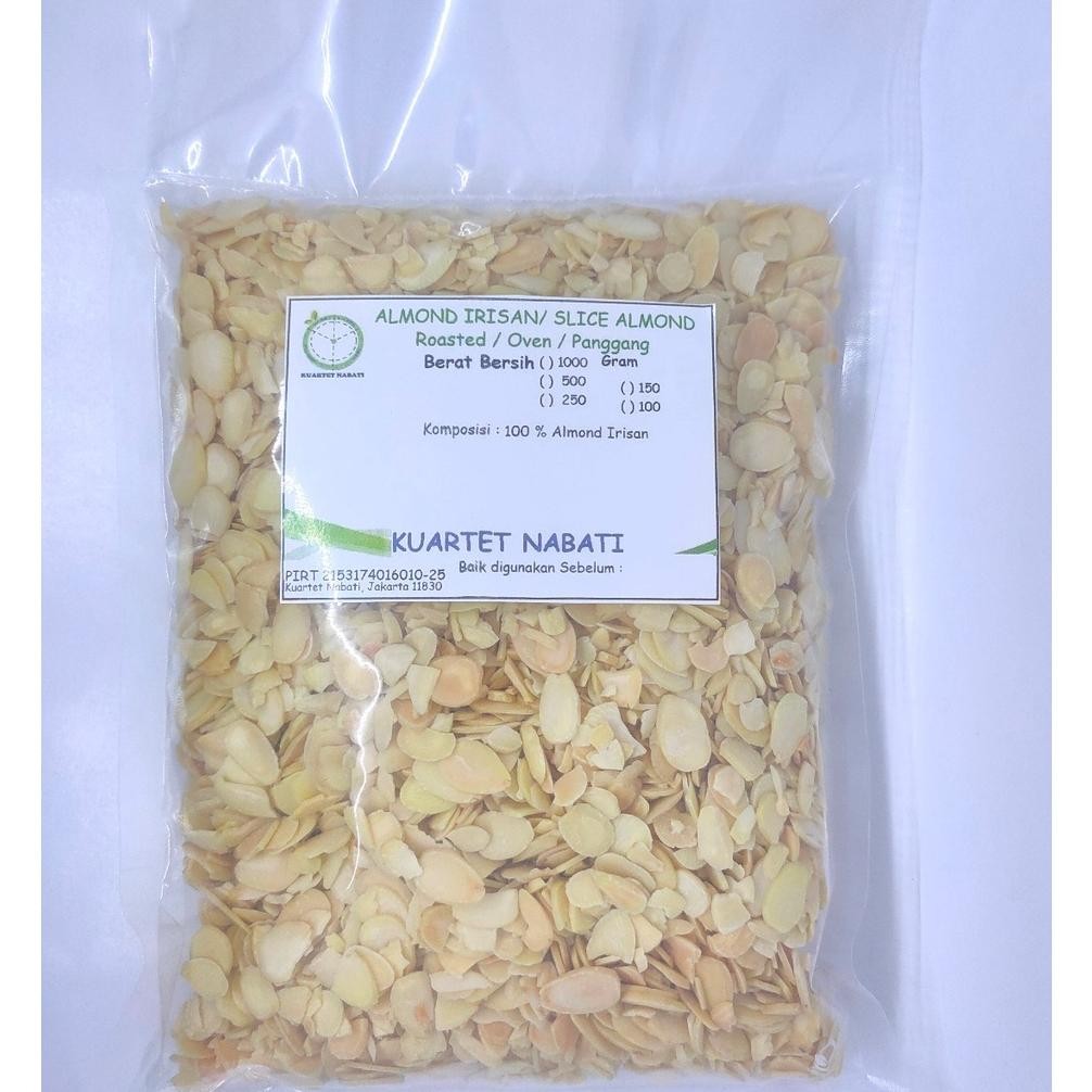 

1000gr Roasted Almond Slice - Irisan - Oven - Panggang - Matang - Vegan