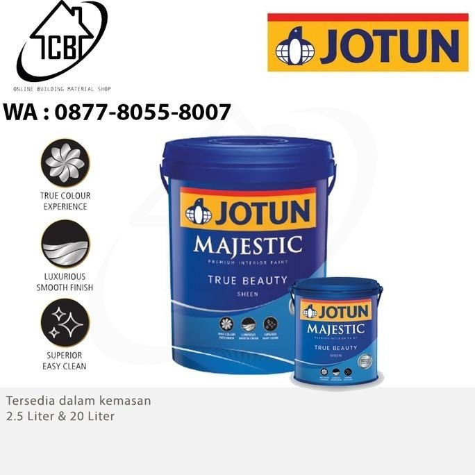 Cat Tembok Jotun Majestic True Beauty Sheen Skylight 1624 - 20L