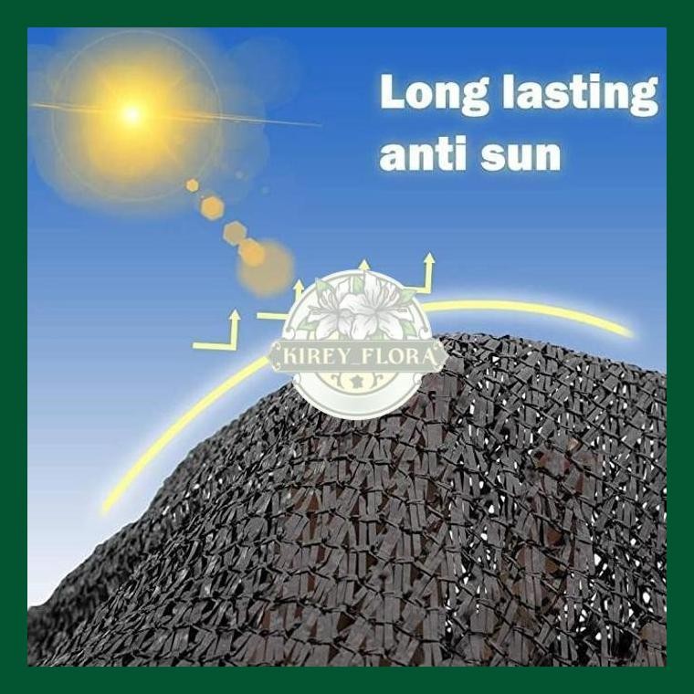 Paranet 90% Lebar 2/3/4 Meter Jaring Paranet Nylon Anti Panas Enkripsi