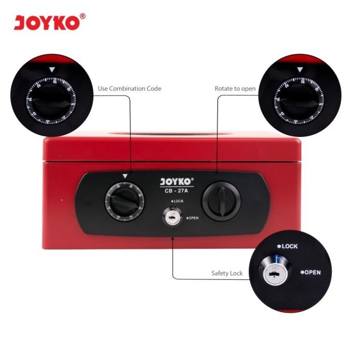 

Promo Cash Box Joyko Cb-27A Kotak Uang Size 27,3 Cm X 20,4 Cm X 11,7 Cm