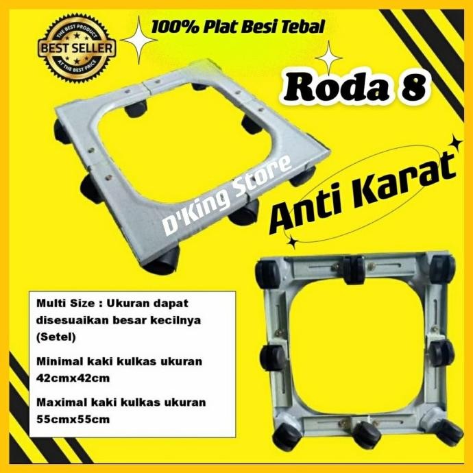 alas kulkas / roda kulkas / kaki kulkas roda 8