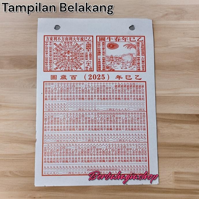 

Promo Kalender Sobek Harian Mandarin China Hongkong Ukuran Super Besar Jumbo