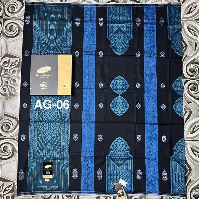 Miliki Atlas Super Premium 980 Grade Gold Full Songket Timbul Jaguar 100% Original