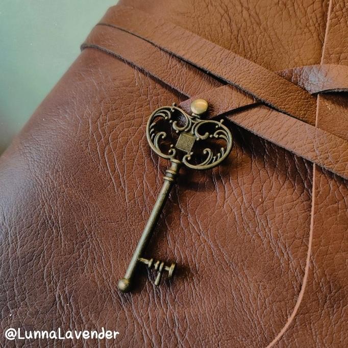 

Sale Brown Traveler'S Journal Binder A5 With Vintage Key