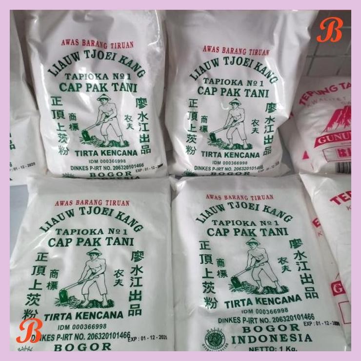 

| VRB | TEPUNG SAGU TANI 1 KG LIAUW TJOEI KANG 1KG TAPIOKA