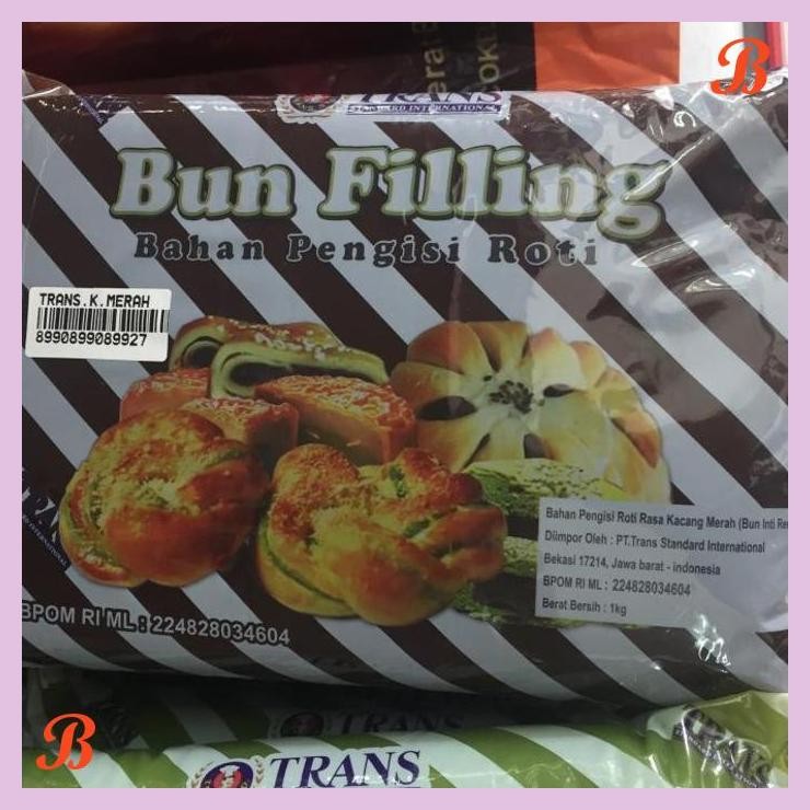 

| VRB | TRANS BUN FILLING KACANG MERAH 1KG