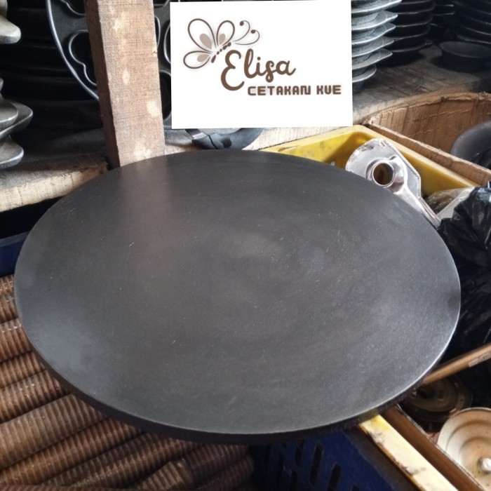 wajan kue crepes datar uk40 cm BESI BAJA COR