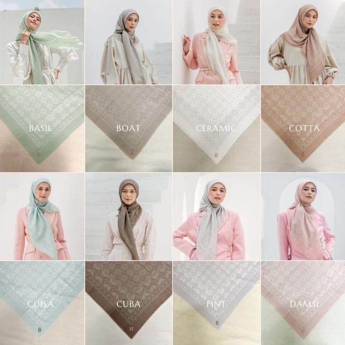 Diskon Seradia Hijab Segi Empat Monogram S