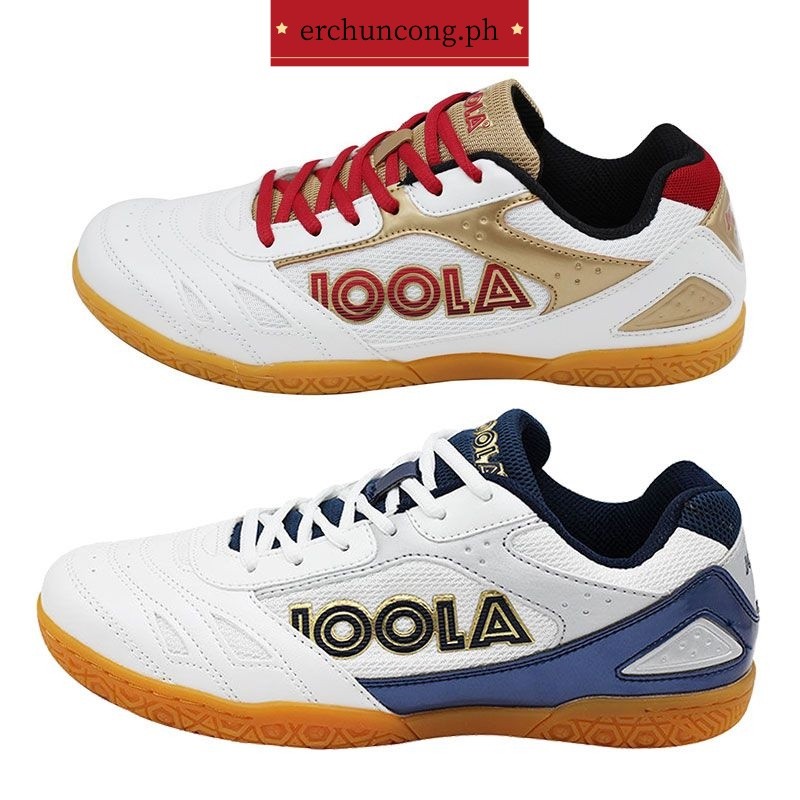 JOOLA Profesi Sepatu Bola Tenis Meja Pria/Wanita Sepatu Olahraga Asli Sayap Joola Sepatu Ping Pong R