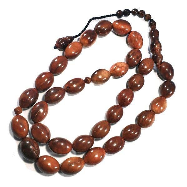 Terbaru Tasbih Kayu Kokka Kaokah Kaukah Koka Kaoka Asli 33 Butir Oval