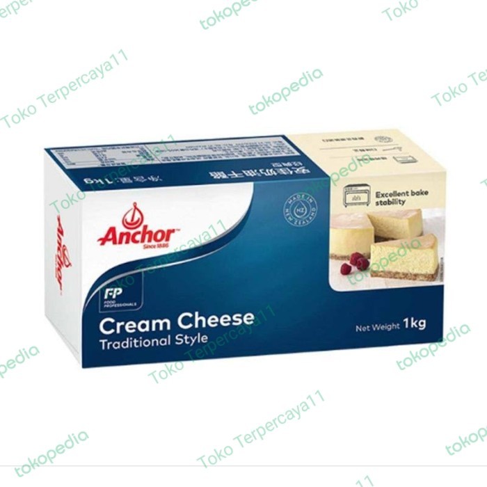 

anchor cream cheese traditional style 1kgkeju
