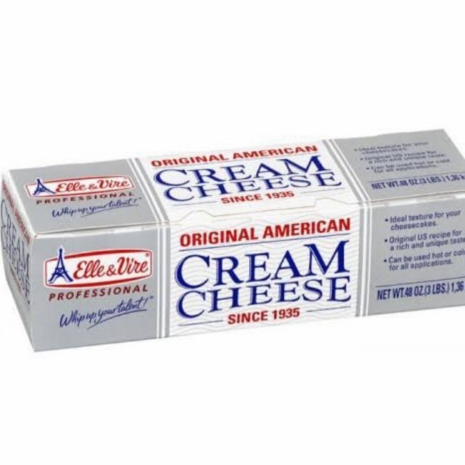 

Elle vire American cream Cheese keju krim 1.36kg