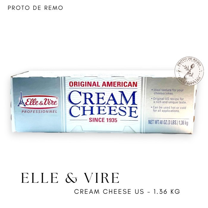 

Cream Cheese Elle & Vire Krim Keju - France
