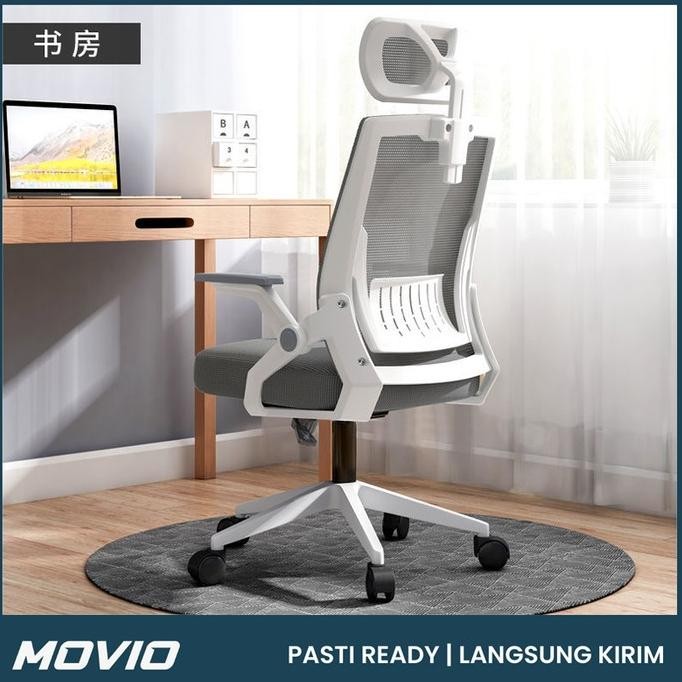 . MOVIO Office Chair - Kursi Kantor Kerja Kursi Ergonomis / Kursi Gaming