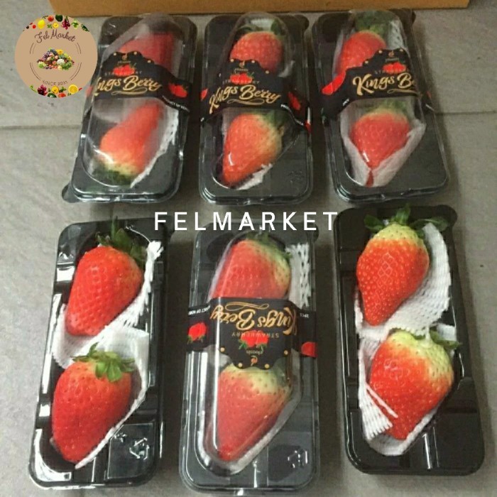 

Strawberry Kings Import Premium Buah Strawberry Merah Fresh Box