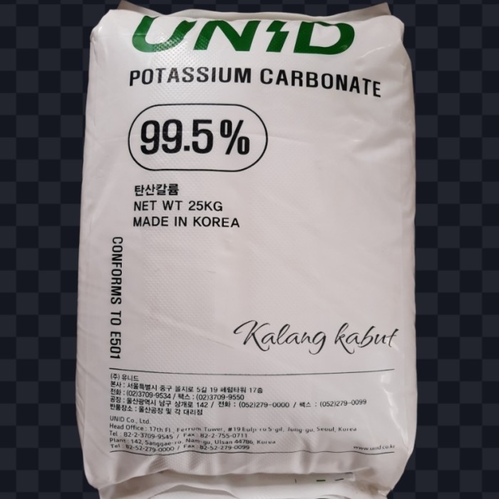 

Potassium Carbonate - Potasium karbonat food grade - 25 kg