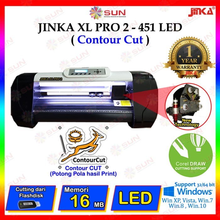 Mesin Cutting Sticker Jinka 451 Xl Pro 2 New Led