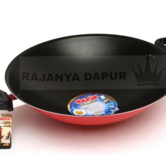 Wajan Teflon Maxim 36 Cm - Wok Valentino 36Cm Maxim - Wajan Maxim 36Cm