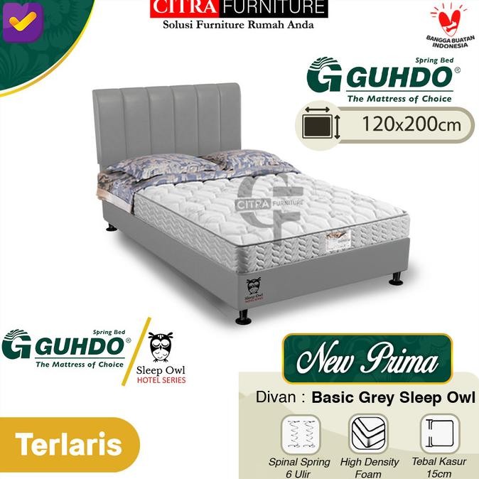 Guhdo Springbed New Prima 120x200x15 - Full set | Gudho Spring bed ..