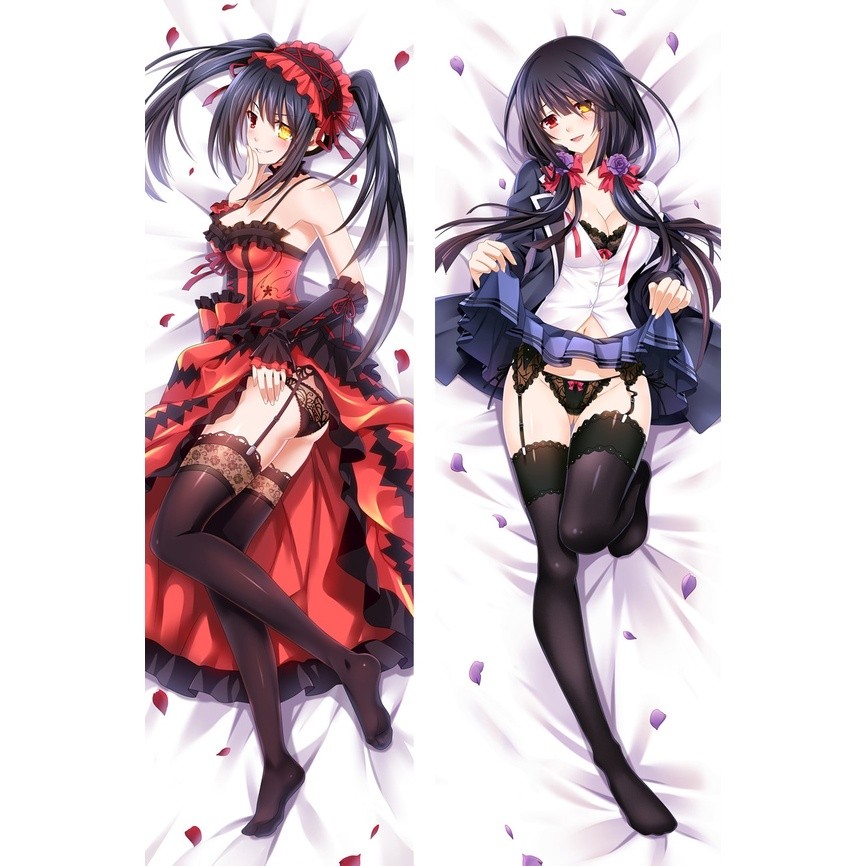 Sarung Bantal Otaku Waifu Date a Live Tokisaki Kurumi Gadis Manga Seksi Anime Tubuh Dakimakura |6eTr