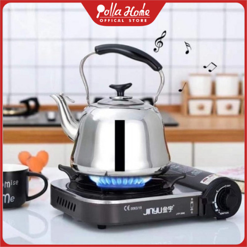 Teko Stainless Steel Ceret Air Panas Ceret Bunyi Siul - Ollahom