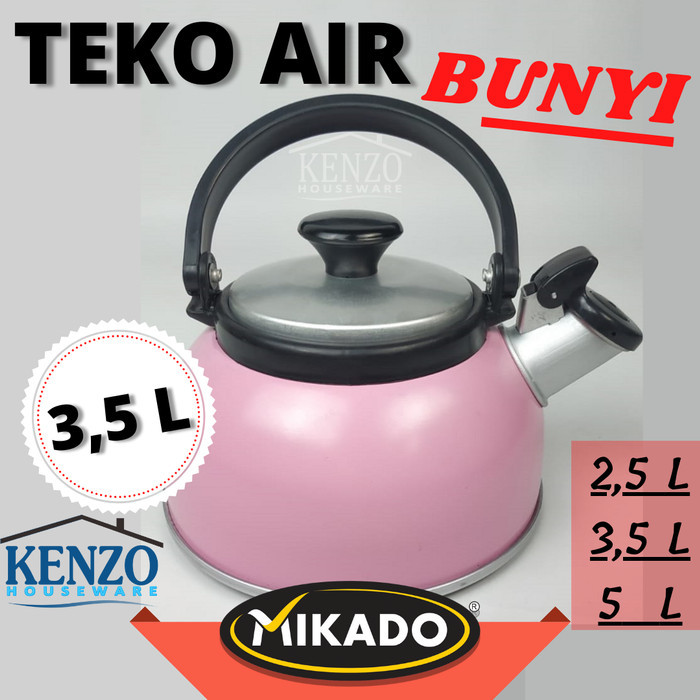 Teko Ceret Masak Air Panas Bunyi 3,5 Liter Maspion Mikado Rigoletto