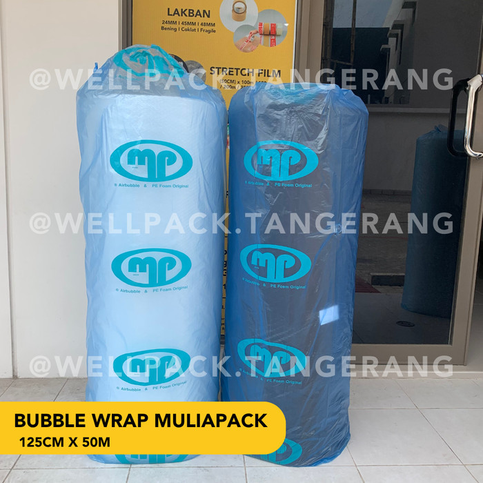 

Bubble Wrap Roll Muliapack Hitam & Bening 125Cm X 50M Premium Termurah