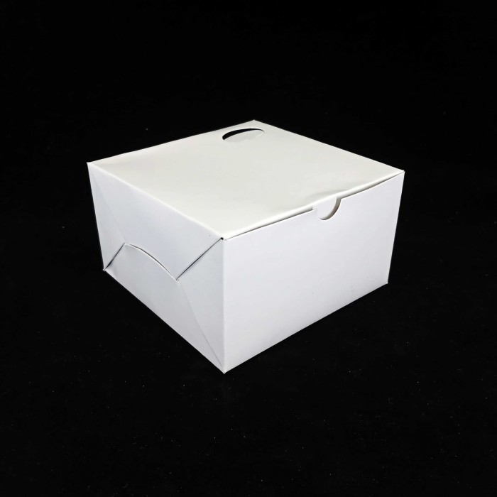 

Kotak Kue - Snack Box - Dus Kemasan Makanan - Uk 12X12 Polos -100Pcs