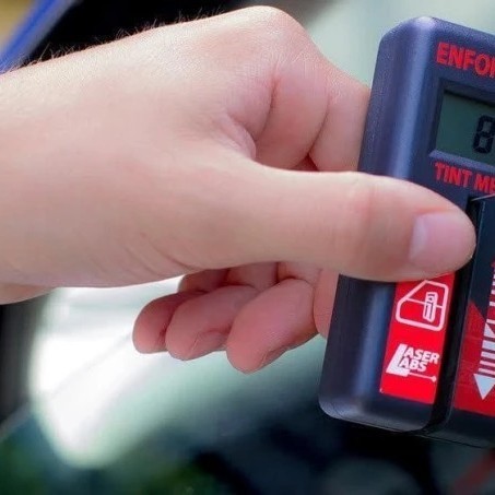 

TERBARU Tint Meter Enforcer II Laser Labs one piece meter for roll-down window