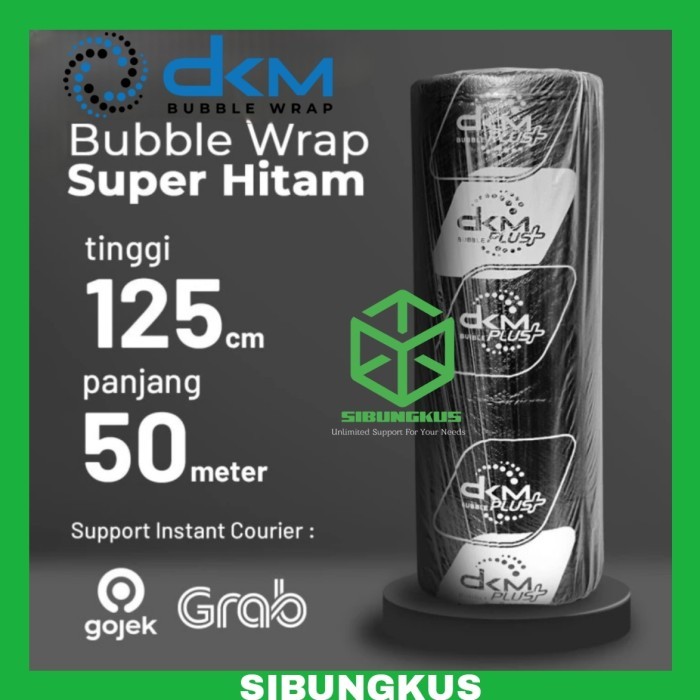 

Bubble Wrap Roll Hitam Buble Warp Tebal 125X50