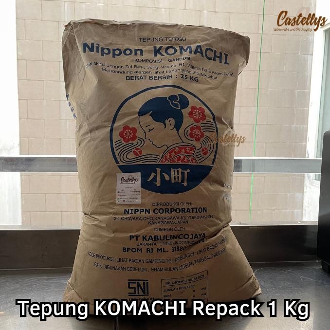 

&<&<&<&] Tepung Komachi REPACK 1 KG Terigu Jepang Protein Tinggi