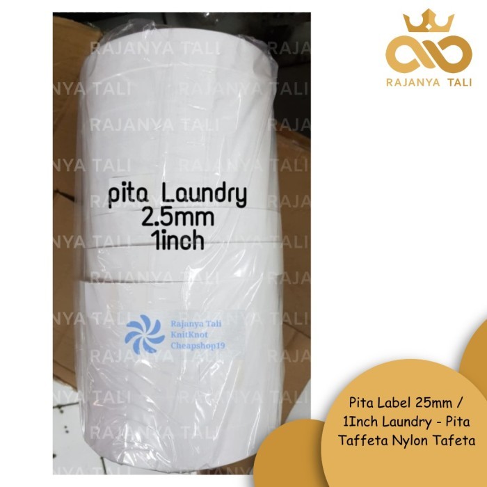 

Pita Label 25Mm / 1Inch Laundry - Pita Taffeta Nylon Tafeta