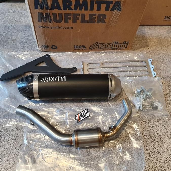 Terjangkau Polini Evolution Evo 4T Exhaust Knalpot Vespa Lx S Sprint Primavera