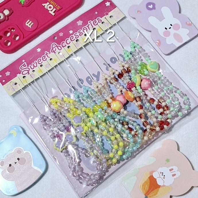 [GROSIR] 12PCS/1LUSIN STRAP TALI HANDPHONE GANTUNGAN CASE HANDPHONE ACCESSORIES CODE : XL