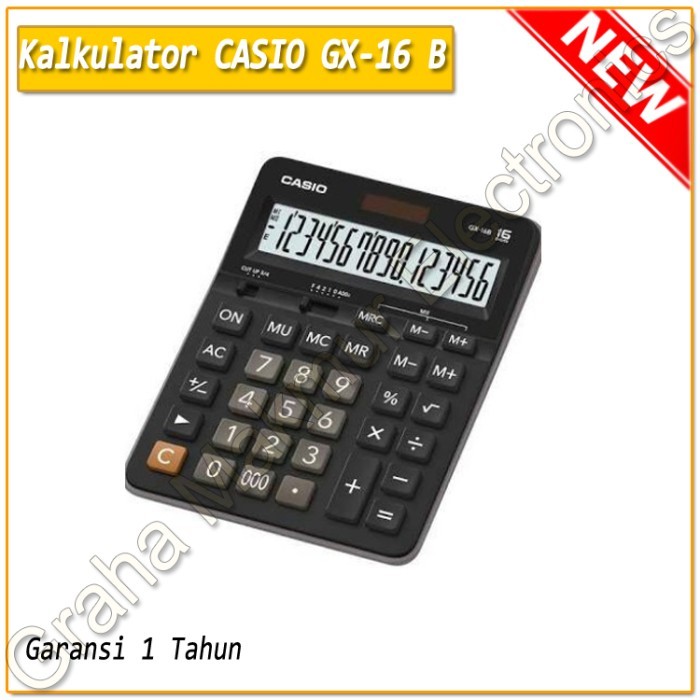 

Kalkulator Casio Gx-16 B