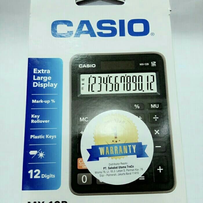 

Kalkulator Calculator Casio Mx-12B Mx12B Original