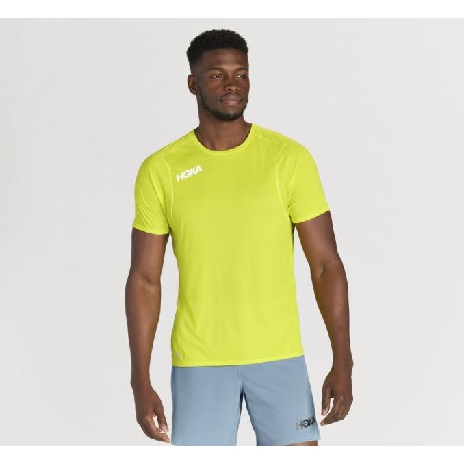 terbaru hoka one one performance running shirt kaos baju olahraga running gym
