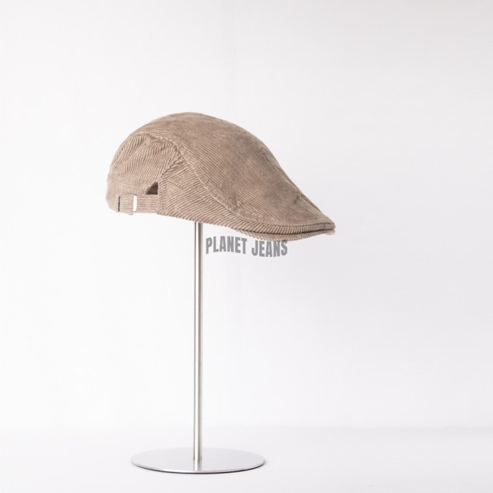 Topi Bahan Corduroy Flat Cap Hat Vintage Newsboy - FC01 Planet Jeans