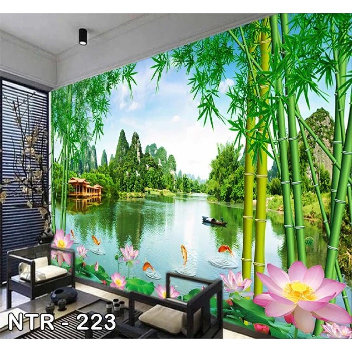 WALLPAPER 3D WALLPAPER CUSTOM WALLPAPER PEMANDANGAN ALAM