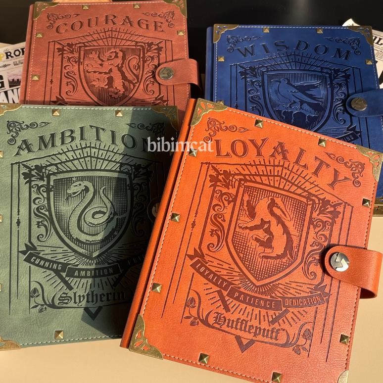 

SALE (A5 Size) Binder Journal Set Hogwarts House Version / Agenda Notebook PC Photocard nd-26