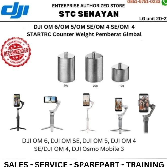 Counterweight Dji Osmo Mobile 3 Pemberat Stabilizer Gimbal Camera Hp Original Dan Terpercaya