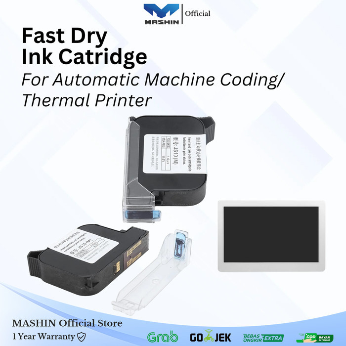 

Mashin - Tinta Mesin Coding Otomatis // Thermal Printer Ink Catridge
