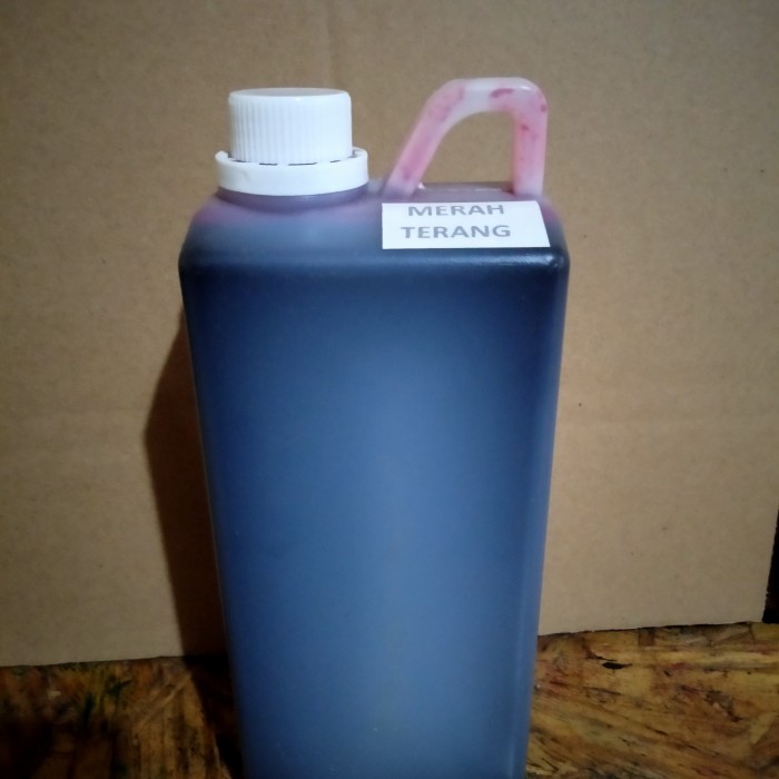

Tinta stempel flash otomatis isi 1 liter warna MERAH TERANG