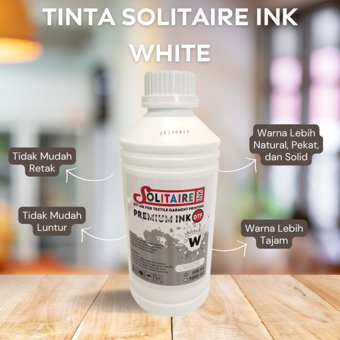 

Tinta Ink Warna White Untuk Mesin DTF 1L