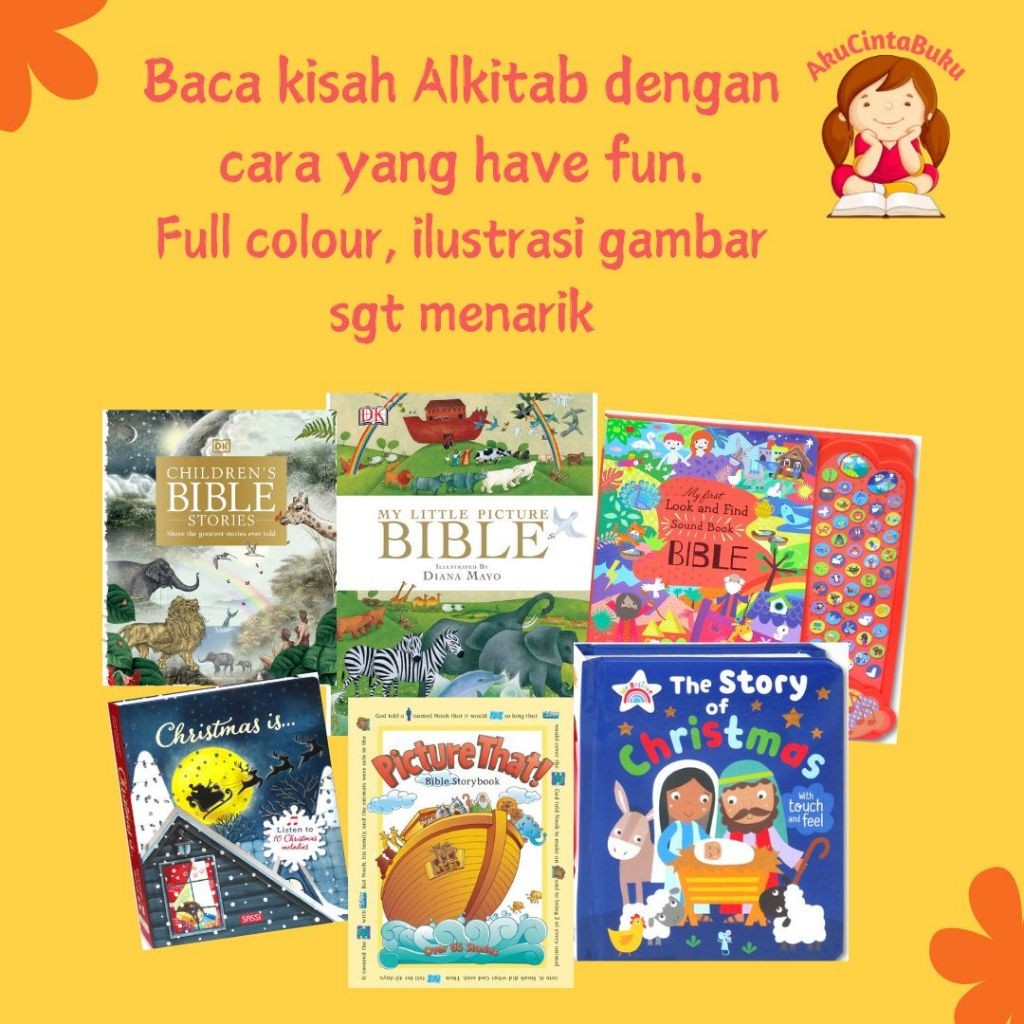 Pop Up Alkitab - Buku Anak Kristen Bergambar - Buku Anak Natal
